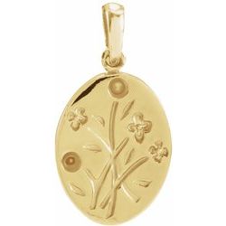 Family Wildflower Necklace or Pendant